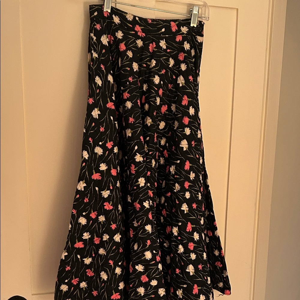 Vintage Floral Poodle Skirt